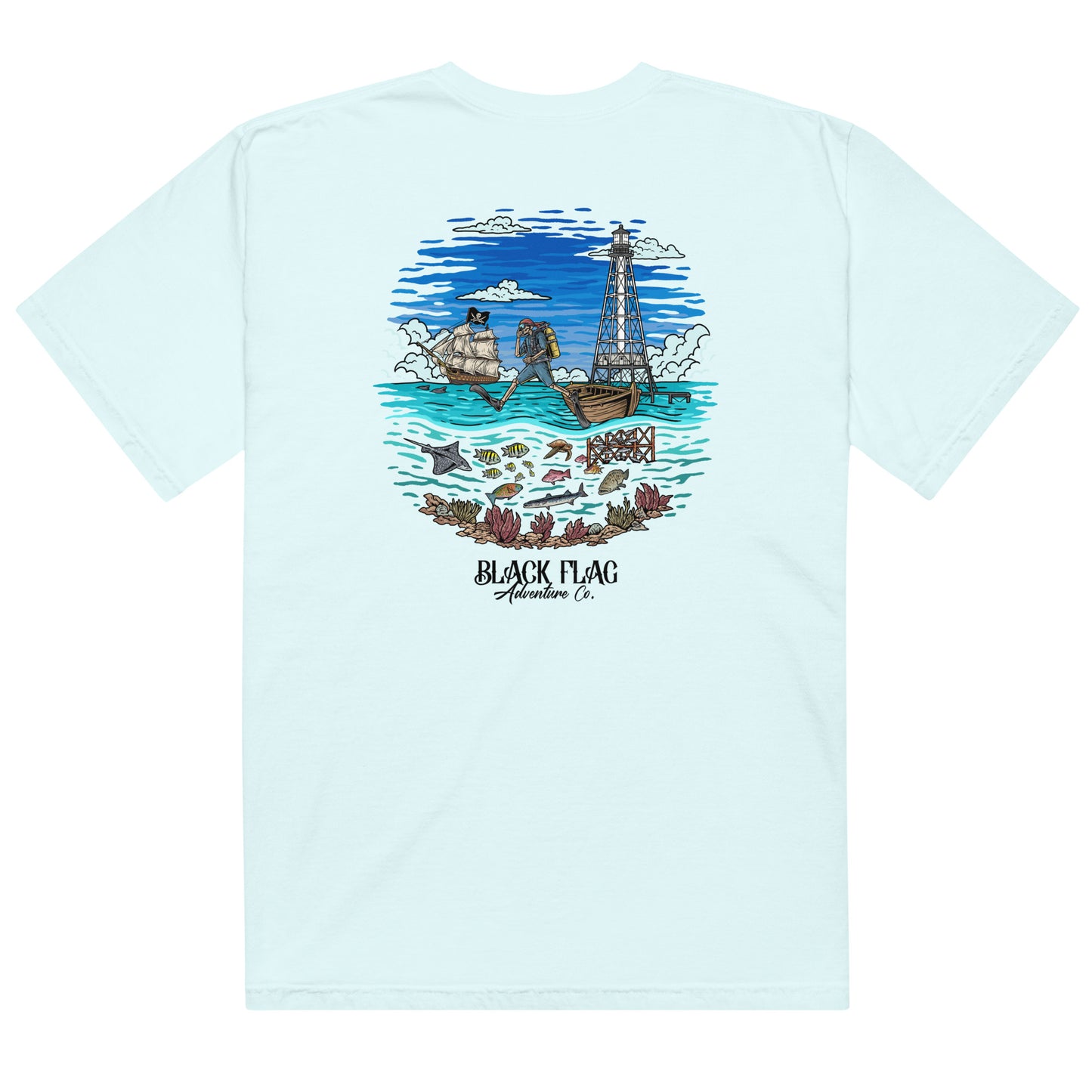 Alligator Blues Unisex Heavyweight T-shirt