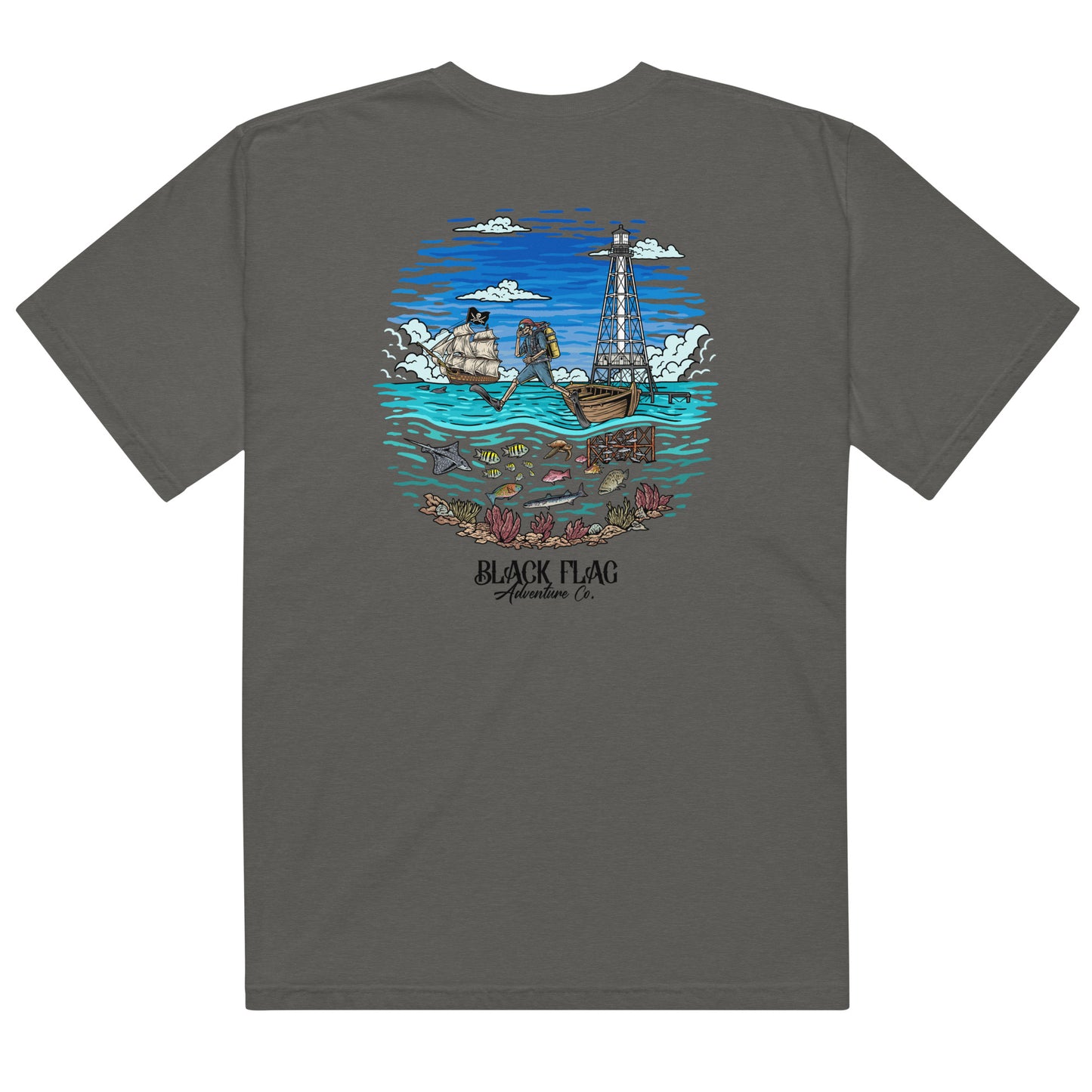 Alligator Blues Unisex Heavyweight T-shirt