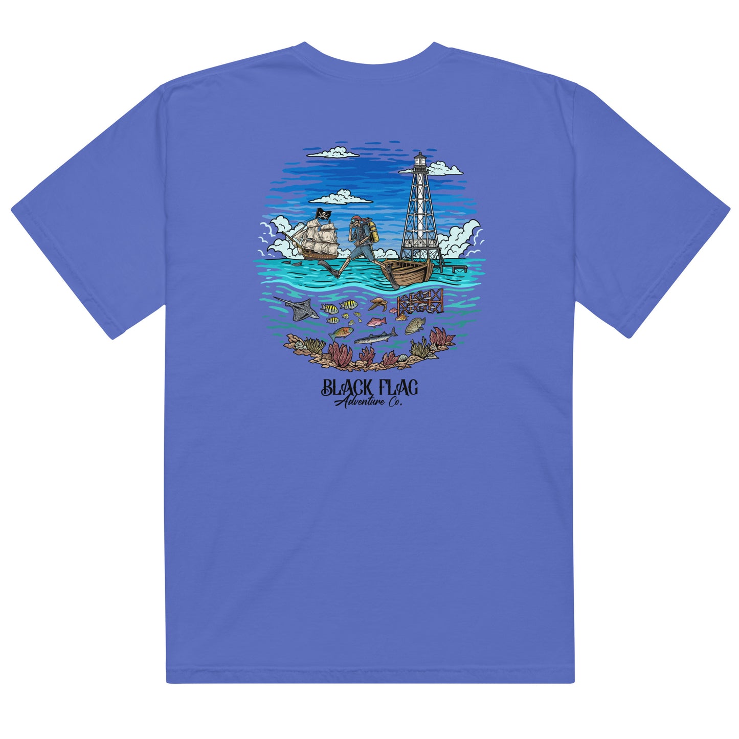 Alligator Blues Unisex Heavyweight T-shirt